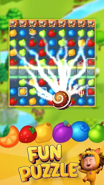 Play Fruit  Food: Puzzle Saga as an online game Fruit  Food: Puzzle Saga with UptoPlay