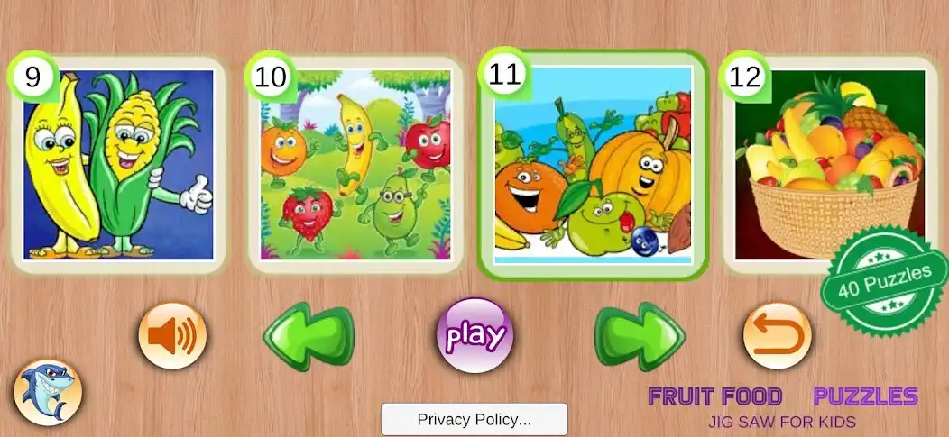 Play Fruit Food Puzzles as an online game Fruit Food Puzzles with UptoPlay