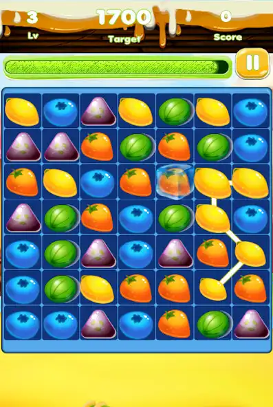 Play Fruit Jelly Link as an online game Fruit Jelly Link with UptoPlay