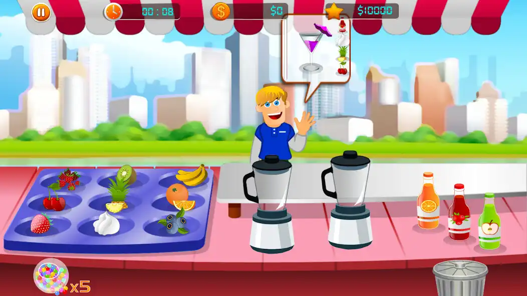 Play Fruit Juice Shop as an online game Fruit Juice Shop with UptoPlay