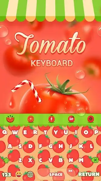 Play Fruit Keyboard Theme - Tomato   and enjoy Fruit Keyboard Theme - Tomato  with UptoPlay