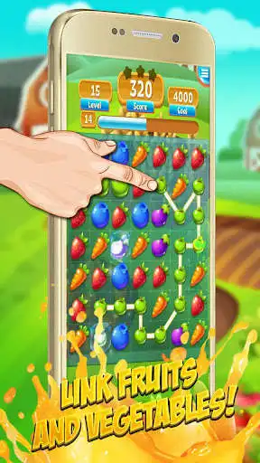 Play Fruit Link Smash Mania: Free Match 3 Game  and enjoy Fruit Link Smash Mania: Free Match 3 Game with UptoPlay