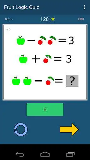 Play Fruit Logic Quiz as an online game online Fruit Logic Quiz with UptoPlay com.profamath.mathfruitlogicquiz Play Fruit Logic Quiz as an online game Fruit Logic Quiz with UptoPlay