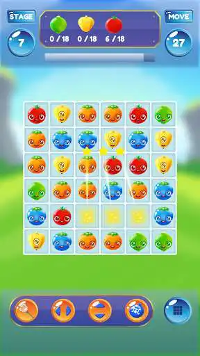 Play Fruit Match 3 - Puzzle Game as an online game Fruit Match 3 - Puzzle Game with UptoPlay
