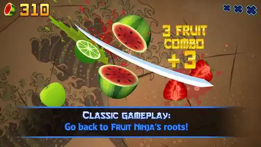 Play Fruit Ninja Classic  and enjoy Fruit Ninja Classic with UptoPlay