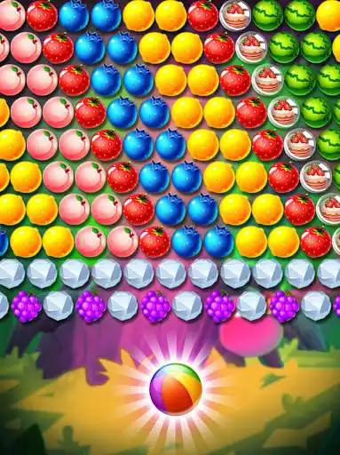 Play Fruit Pop Bubble Shooter as an online game Fruit Pop Bubble Shooter with UptoPlay