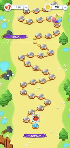 Play Fruit Saga - Match 3 Games as an online game Fruit Saga - Match 3 Games with UptoPlay