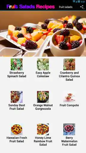 Play APK Fruit Salads Recipes  and enjoy Fruit Salads Recipes with UptoPlay com.andromo.dev551559.app562428