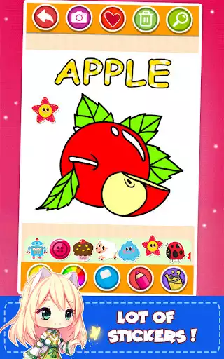 Play Fruits and Vegetables Coloring Game