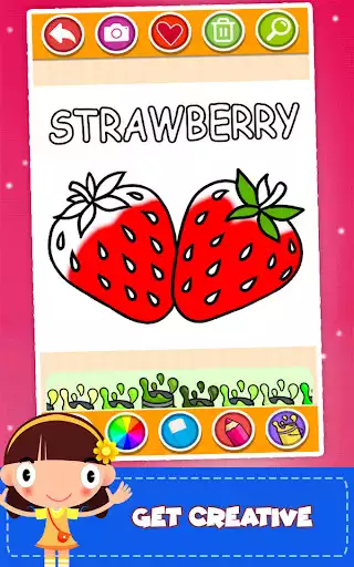 Play Fruits and Vegetables Coloring Game