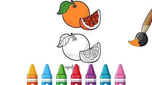 Play Fruits And Vegetables Coloring as an online game Fruits And Vegetables Coloring with UptoPlay