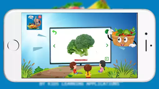 Play APK Fruits and Vegetables for kids  and enjoy Fruits and Vegetables for kids with UptoPlay com.bakrabros.fruitandvegetablesforkids