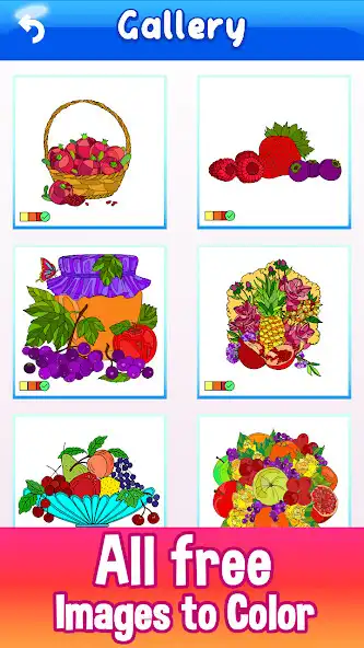 Play Fruits Color by Number Book  and enjoy Fruits Color by Number Book with UptoPlay
