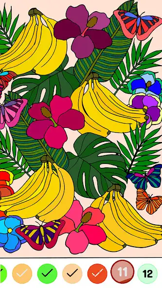 Play Fruits Color by Number Book as an online game Fruits Color by Number Book with UptoPlay