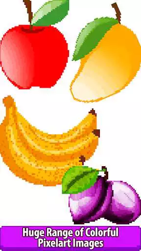 Play Fruits Color by Number - Pixel Paint, Number Draw