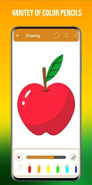 Play Fruits Coloring Book  Drawing as an online game Fruits Coloring Book  Drawing with UptoPlay