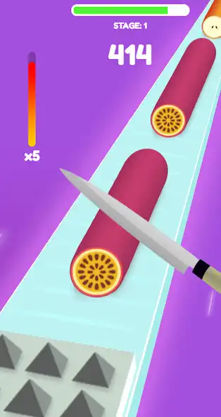 Play Fruits Cutting game as an online game Fruits Cutting game with UptoPlay