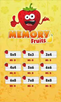 Play Fruits Games - Exercise Memo Play Fruits Games - Exercise Memo