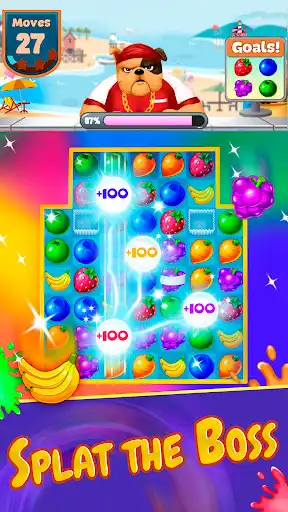 Play Fruit Shake - Fruit Blast Match 3 as an online game Fruit Shake - Fruit Blast Match 3 with UptoPlay