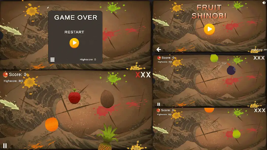Play Fruit Shinobi as an online game Fruit Shinobi with UptoPlay