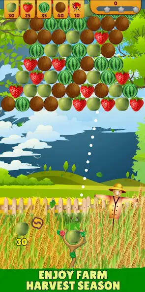 Play Fruit Shoot - Farm Harvest Pop as an online game Fruit Shoot - Farm Harvest Pop with UptoPlay