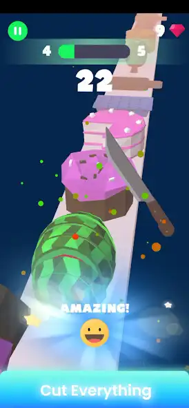 Play Fruit Slicer 3D as an online game Fruit Slicer 3D with UptoPlay