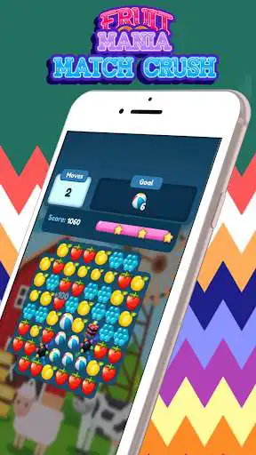 Play Fruits Mania Match Crush as an online game Fruits Mania Match Crush with UptoPlay