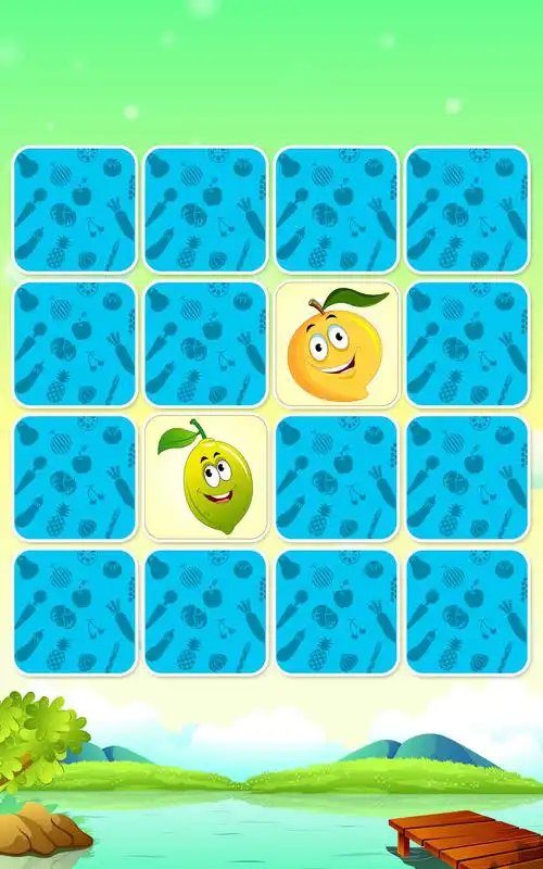 Play Fruits Memory Match Game