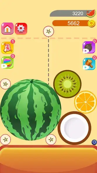 Play Fruits Merge as an online game Fruits Merge with UptoPlay