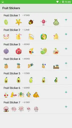 Play Fruit Stickers - WAStickersApps as an online game Fruit Stickers - WAStickersApps with UptoPlay