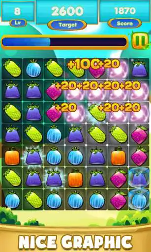Play APK Fruit Swiped 2018  and enjoy Fruit Swiped 2018 with UptoPlay com.jewelandcandy.fruitswiped2017