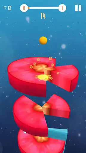 Play Fruit Tower jump as an online game Fruit Tower jump with UptoPlay