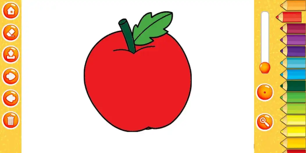 Play Fruit  Veg Coloring Book Kids as an online game Fruit  Veg Coloring Book Kids with UptoPlay