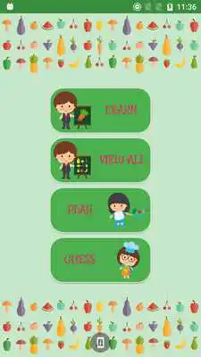 Play Fruit  Veggie Names