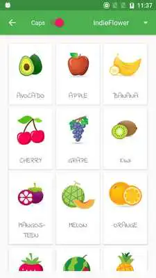 Play Fruit  Veggie Names