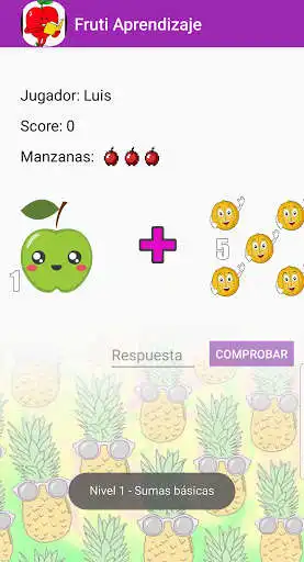 Play Fruti Aprendizaje as an online game Fruti Aprendizaje with UptoPlay