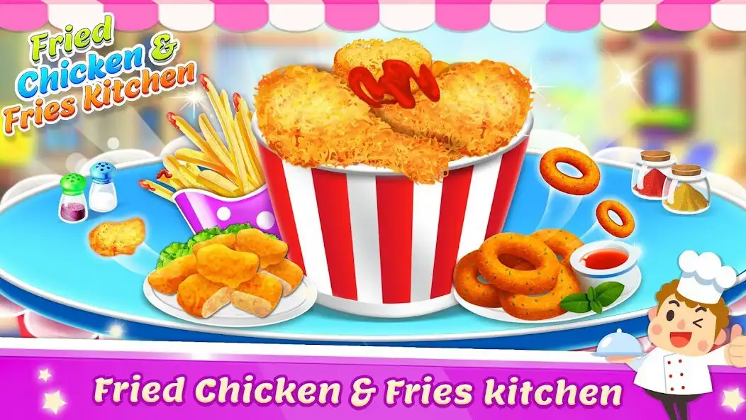 Play Fry Chicken Maker-Cooking Game  and enjoy Fry Chicken Maker-Cooking Game with UptoPlay