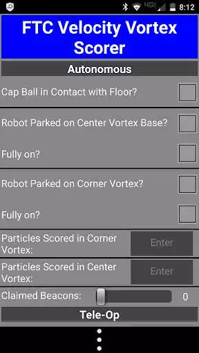 Play FTC Velocity Vortex Scorer
