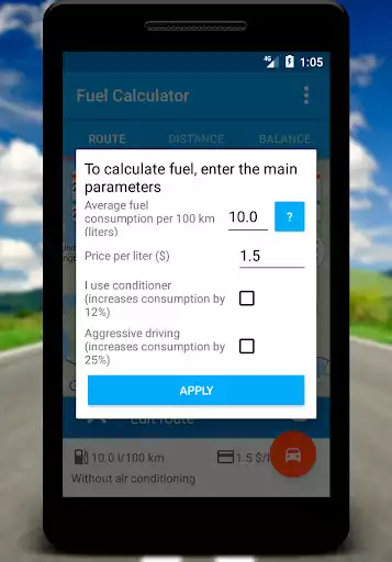 Play Fuel Calculator