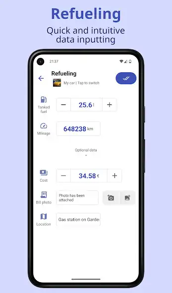 Play Fuel+ - car log as an online game Fuel+ - car log with UptoPlay