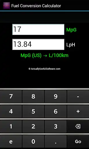 Play Fuel Conversion Calculator as an online game Fuel Conversion Calculator with UptoPlay