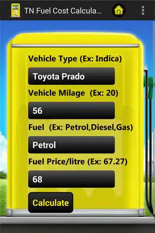 Play Fuel Cost Calculator - TN as an online game Fuel Cost Calculator - TN with UptoPlay