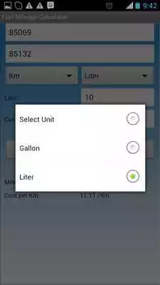 Play Fuel Mileage Calculator