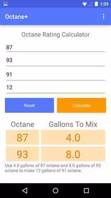 Play Fuel Octane Calculator Octane+