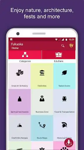 Play Fukuoka Travel  Explore, Offline Tourist Guide  and enjoy Fukuoka Travel  Explore, Offline Tourist Guide with UptoPlay