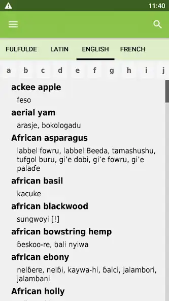 Play Fulfulde Plant Names as an online game Fulfulde Plant Names with UptoPlay