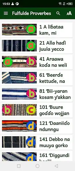 Play Fulfulde proverbes avec audio  and enjoy Fulfulde proverbes avec audio with UptoPlay