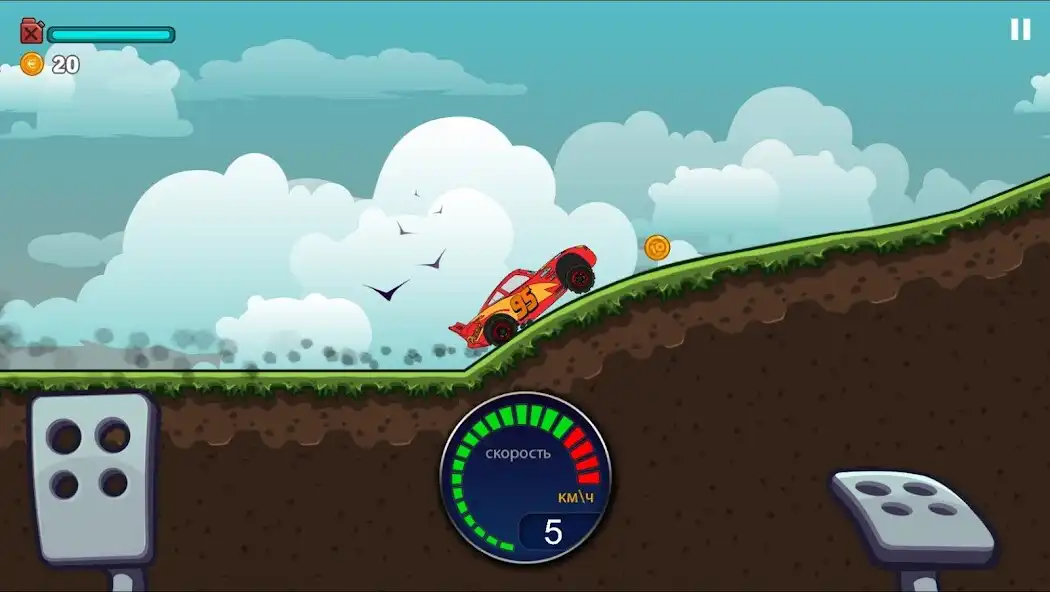 Play Fulger McQueen Off road as an online game Fulger McQueen Off road with UptoPlay
