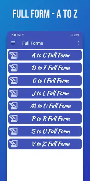 Play Full Form - A to Z  and enjoy Full Form - A to Z with UptoPlay