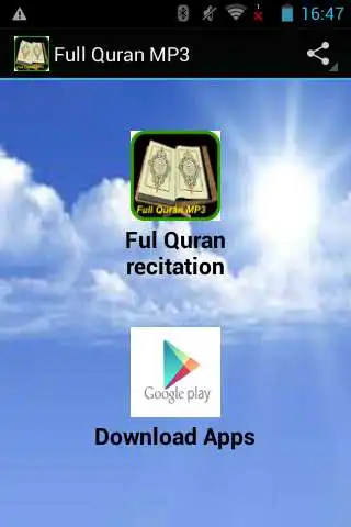 Play Full Quran MP3